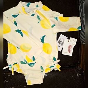 NWT! Jessica Simpson baby girl full piece swimsuit sz 18mos